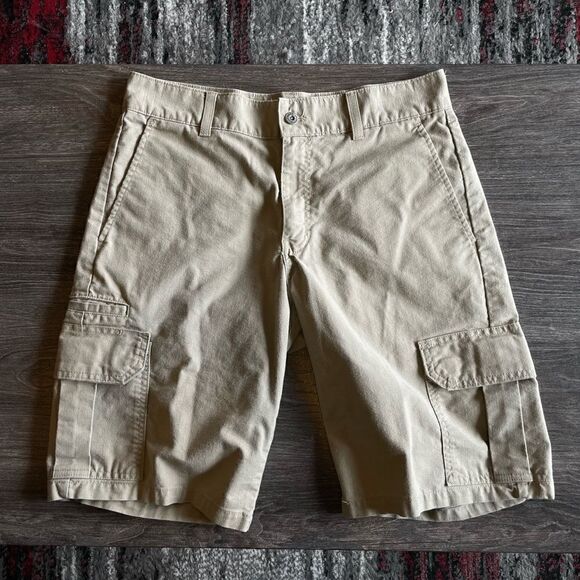 Khaki Dickies Flex Shorts - Picture 1 of 5